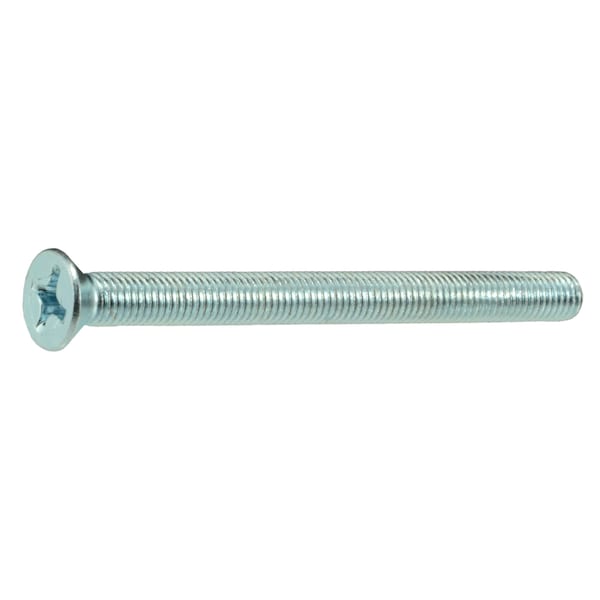 Midwest Fastener 1/4"-28 x 3 in Phillips Flat Machine Screw, Zinc Plated Steel, 10 PK 34588 - main